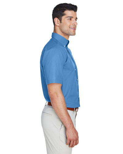 Devon & Jones Men's Crown Woven Collection™ Solid Broadcloth Short-Sleeve Shirt