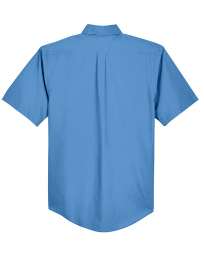 Devon & Jones Men's Crown Woven Collection™ Solid Broadcloth Short-Sleeve Shirt