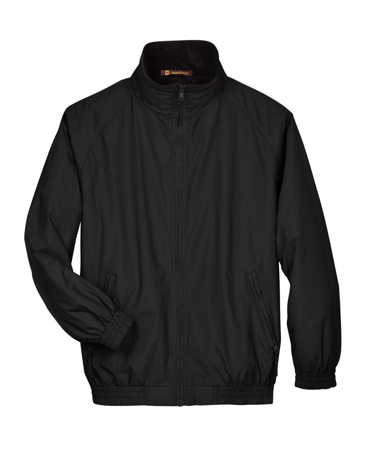 Harriton Adult Fleece-Lined Nylon Jacket Harriton