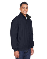 Harriton Adult Fleece-Lined Nylon Jacket Harriton