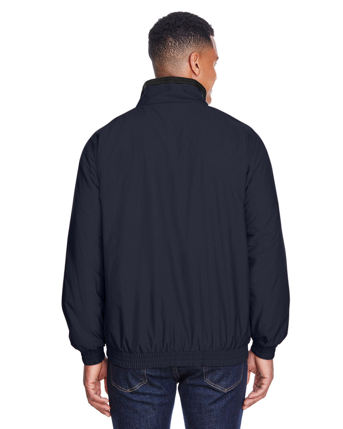 Harriton Adult Fleece-Lined Nylon Jacket Harriton