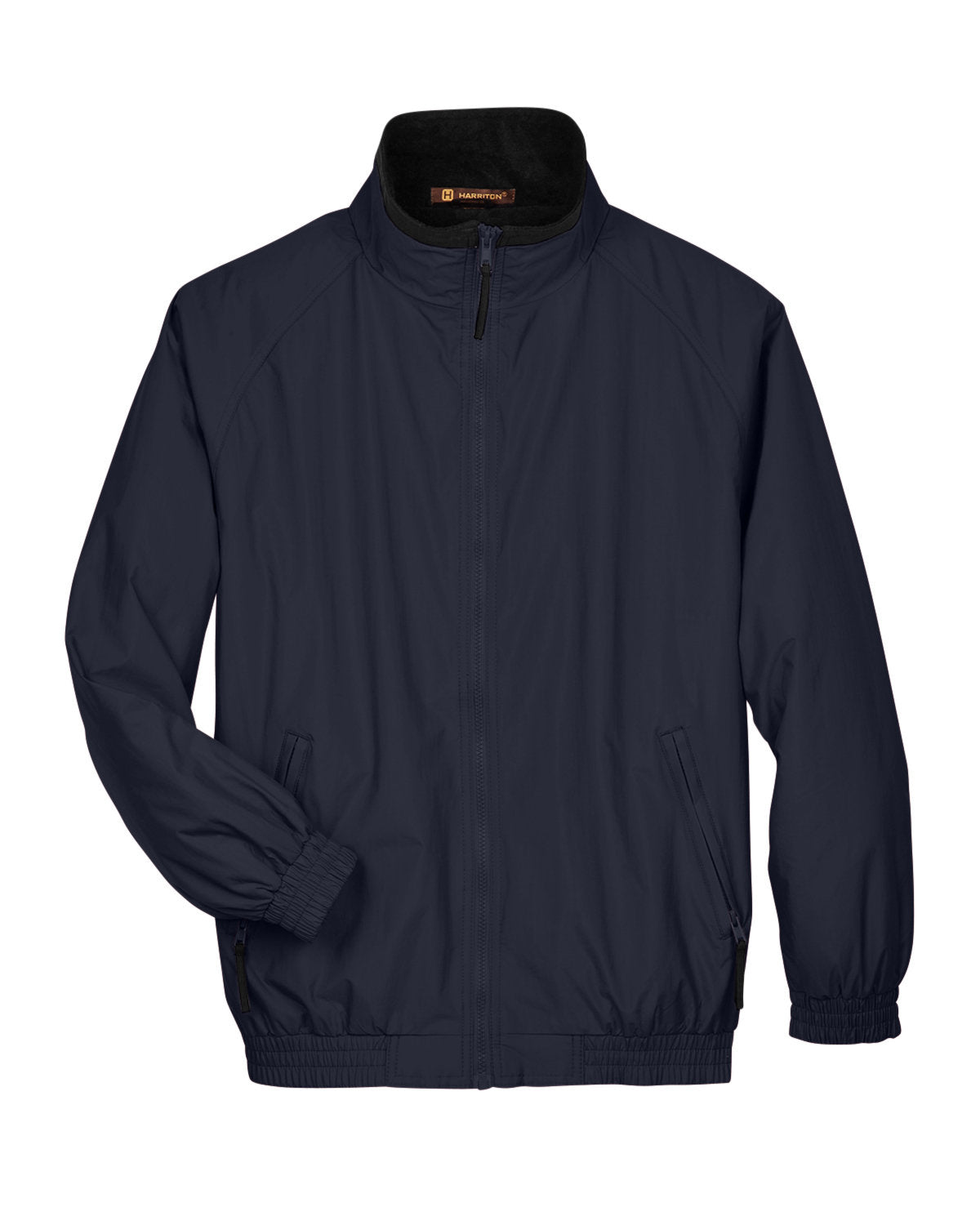 Harriton Adult Fleece-Lined Nylon Jacket Harriton