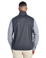 CORE365 Men's Techno Lite Three-Layer Knit Tech-Shell Quarter-Zip Vest CORE365