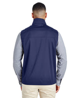 CORE365 Men's Techno Lite Three-Layer Knit Tech-Shell Quarter-Zip Vest CORE365