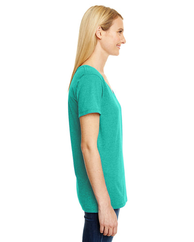 Hanes Ladies' Perfect-T Triblend V-Neck T-shirt