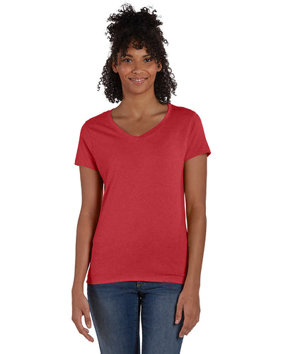 Hanes Ladies' Perfect-T Triblend V-Neck T-shirt