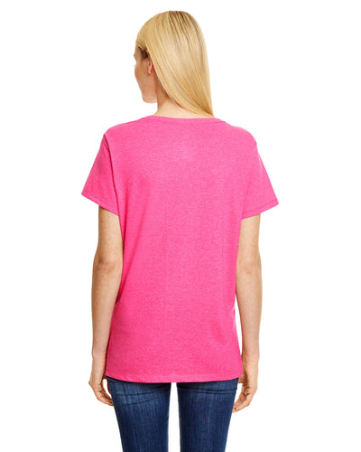 Hanes Ladies' Perfect-T Triblend V-Neck T-shirt