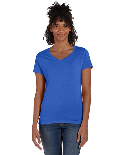 Hanes Ladies' Perfect-T Triblend V-Neck T-shirt