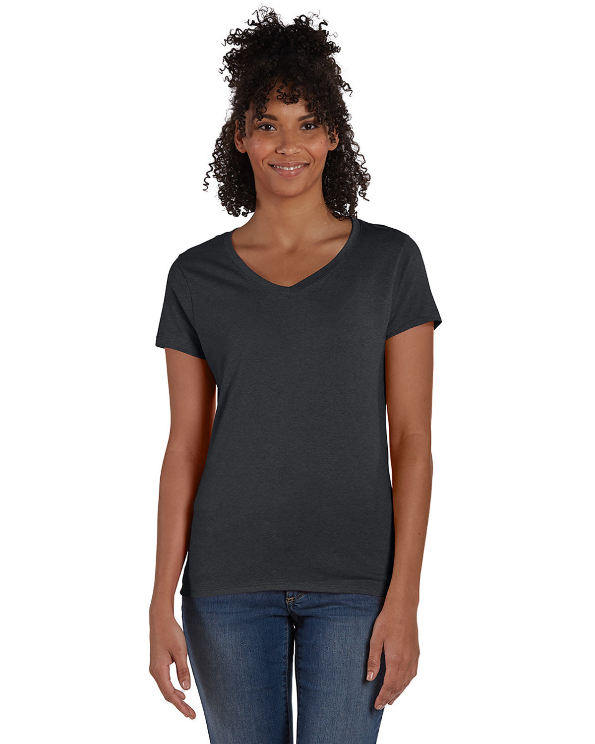 Hanes Ladies' Perfect-T Triblend V-Neck T-shirt Hanes