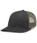 Pacific Headwear Mélange Heather Low-Profile Trucker Pacific Headwear