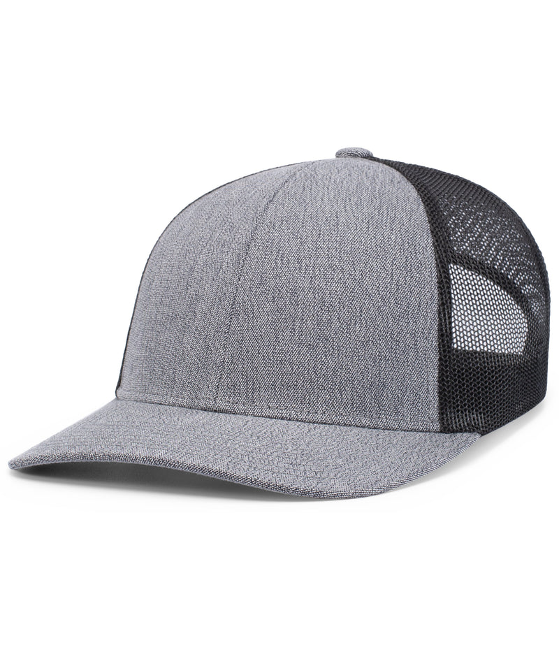 Pacific Headwear Mélange Heather Low-Profile Trucker