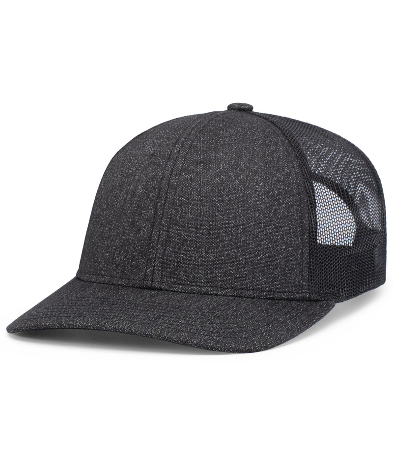 Pacific Headwear Mélange Heather Low-Profile Trucker