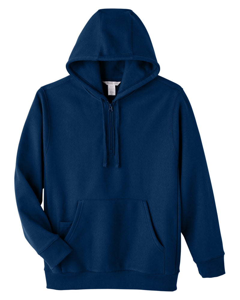 Team 365 Unisex Zone HydroSport™ Heavyweight Quarter-Zip Hooded Sweatshirt
