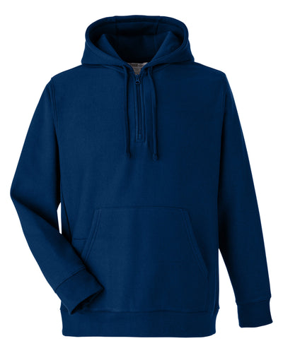 Team 365 Unisex Zone HydroSport™ Heavyweight Quarter-Zip Hooded Sweatshirt