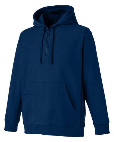 Team 365 Unisex Zone HydroSport™ Heavyweight Quarter-Zip Hooded Sweatshirt