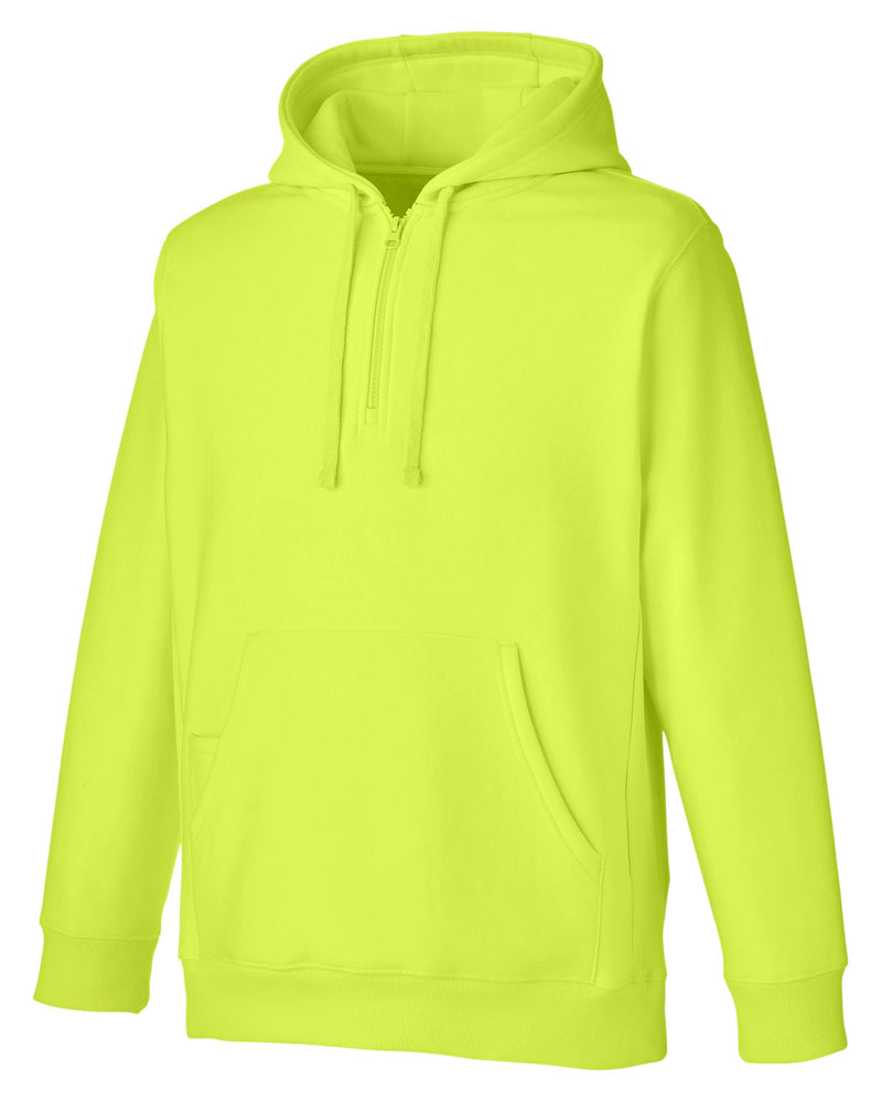 Team 365 Unisex Zone HydroSport™ Heavyweight Quarter-Zip Hooded Sweatshirt