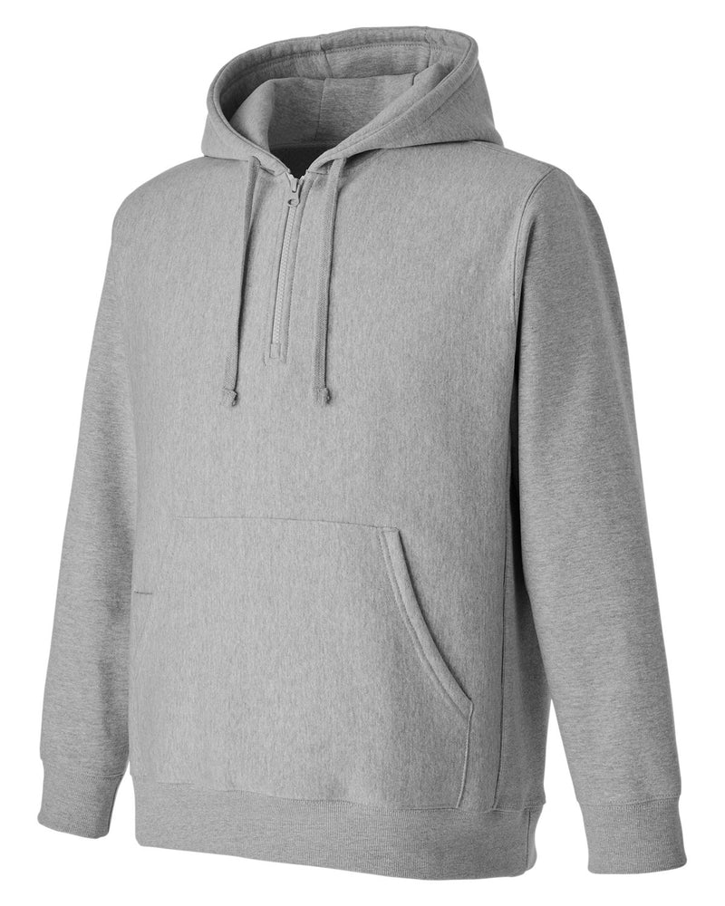Team 365 Unisex Zone HydroSport™ Heavyweight Quarter-Zip Hooded Sweatshirt
