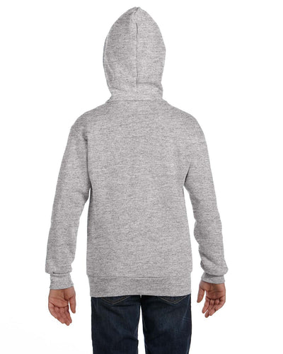 Hanes Youth 7.8 oz. EcoSmart® 50/50 Full-Zip Hooded Sweatshirt