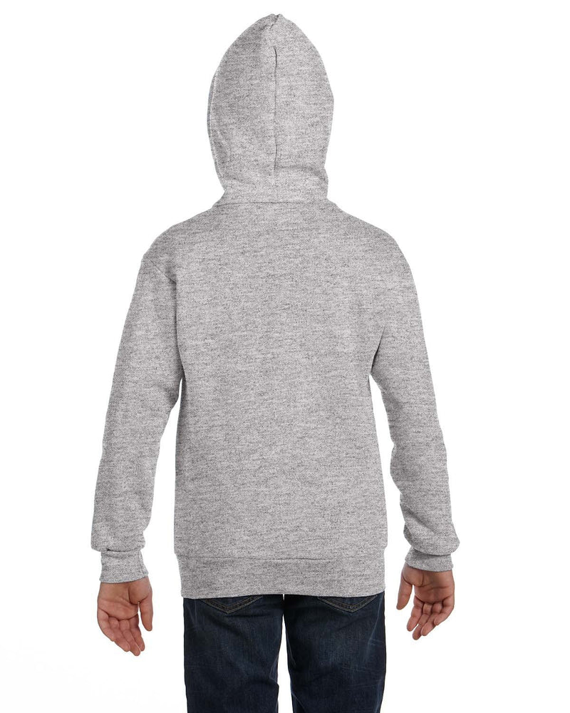 Hanes Youth 7.8 oz. EcoSmart® 50/50 Full-Zip Hooded Sweatshirt