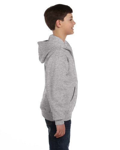 Hanes Youth 7.8 oz. EcoSmart® 50/50 Full-Zip Hooded Sweatshirt