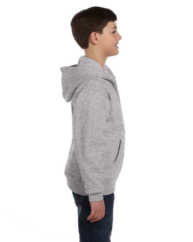 Hanes Youth 7.8 oz. EcoSmart® 50/50 Full-Zip Hooded Sweatshirt