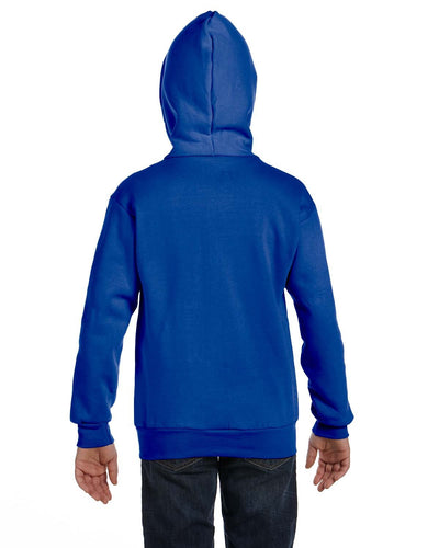 Hanes Youth 7.8 oz. EcoSmart® 50/50 Full-Zip Hooded Sweatshirt