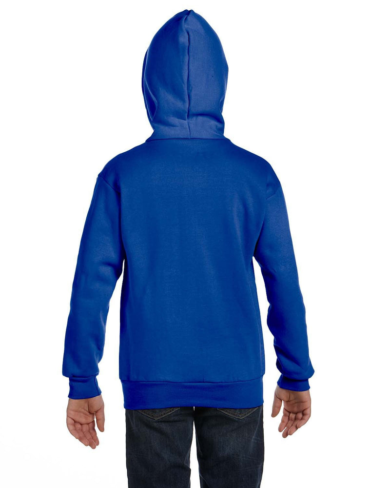 Hanes Youth 7.8 oz. EcoSmart® 50/50 Full-Zip Hooded Sweatshirt