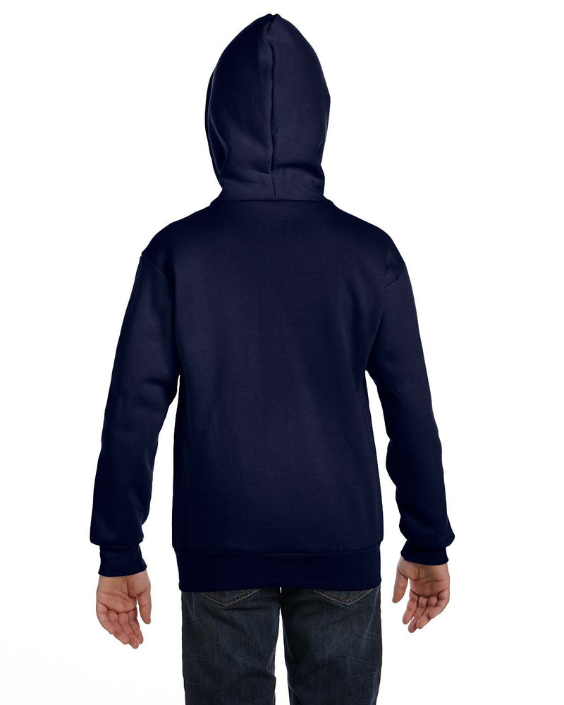 Hanes Youth 7.8 oz. EcoSmart® 50/50 Full-Zip Hooded Sweatshirt