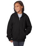 Hanes Youth 7.8 oz. EcoSmart® 50/50 Full-Zip Hooded Sweatshirt Hanes
