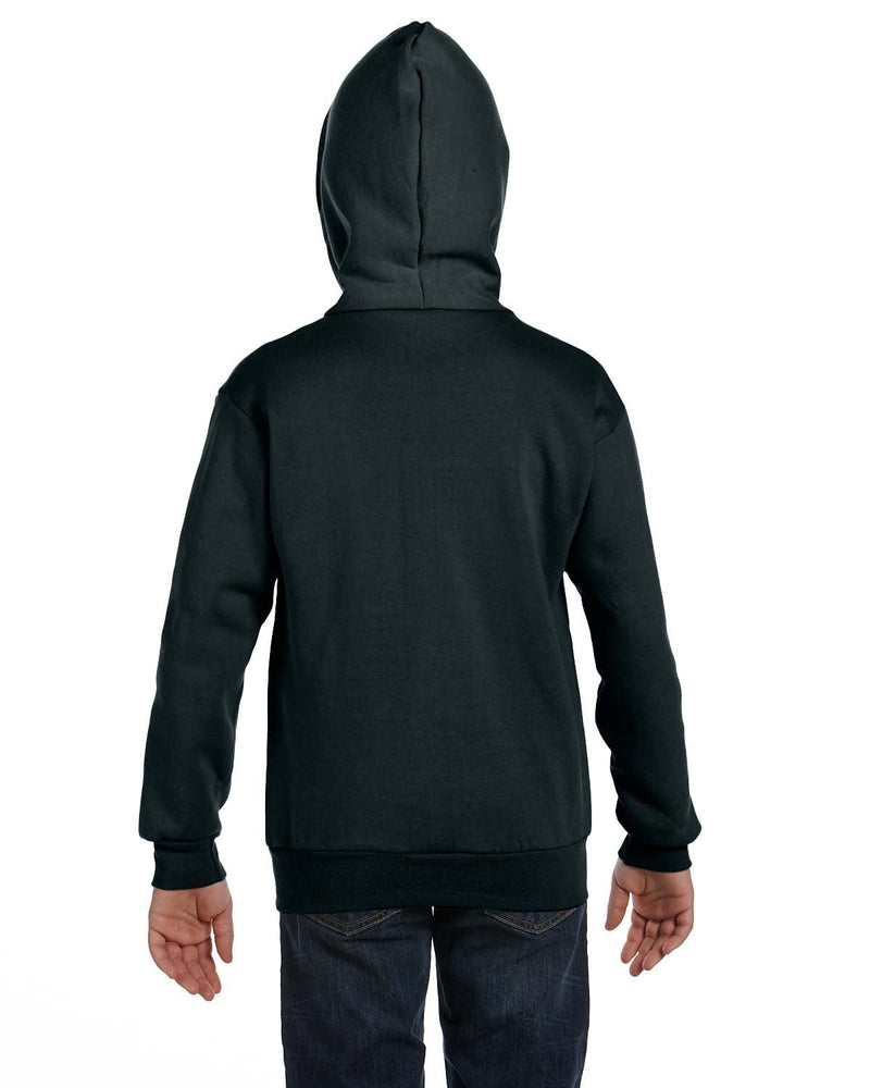 Hanes Youth 7.8 oz. EcoSmart® 50/50 Full-Zip Hooded Sweatshirt