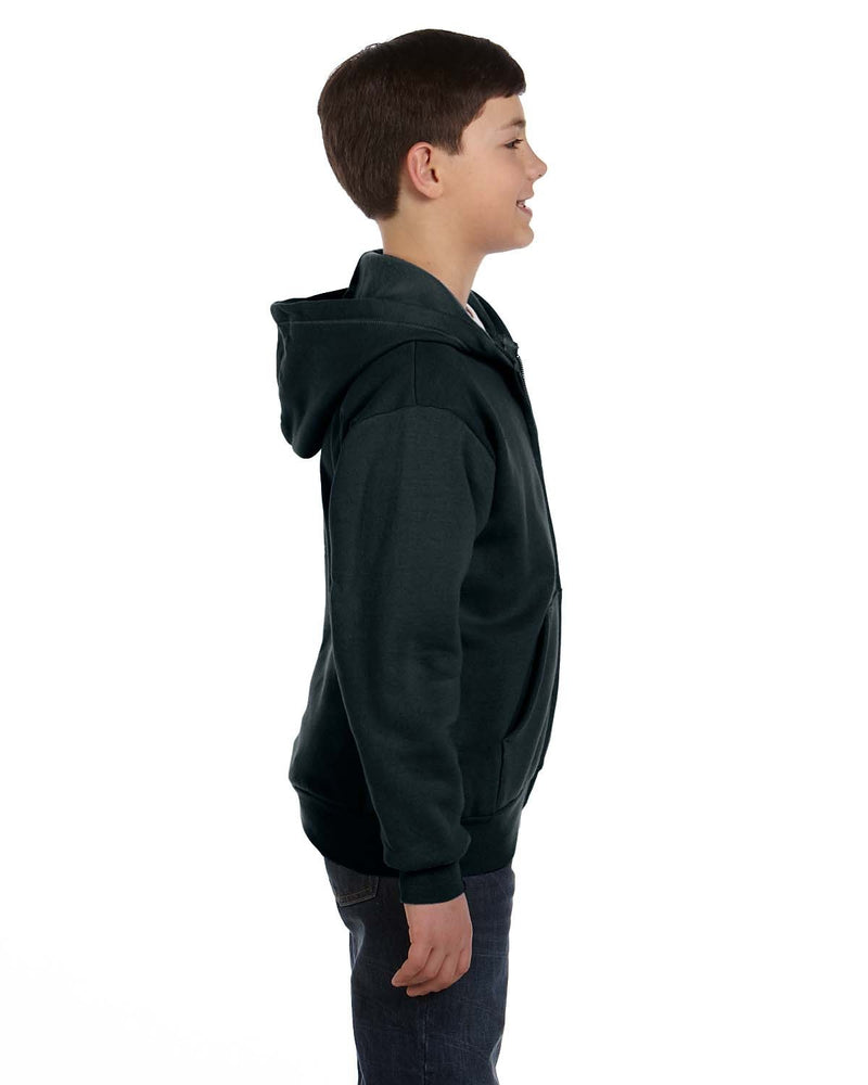 Hanes Youth 7.8 oz. EcoSmart® 50/50 Full-Zip Hooded Sweatshirt
