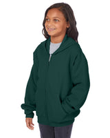 Hanes Youth 7.8 oz. EcoSmart® 50/50 Full-Zip Hooded Sweatshirt Hanes