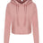 Just Hoods By AWDis Ladies' Girlie Cropped Hooded Fleece with Pocket AWDis