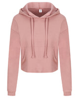 Just Hoods By AWDis Ladies' Girlie Cropped Hooded Fleece with Pocket AWDis