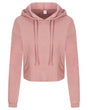 Just Hoods By AWDis Ladies' Girlie Cropped Hooded Fleece with Pocket AWDis