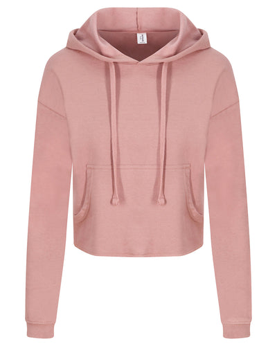 Just Hoods By AWDis Ladies' Girlie Cropped Hooded Fleece with Pocket