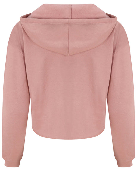 Just Hoods By AWDis Ladies' Girlie Cropped Hooded Fleece with Pocket AWDis