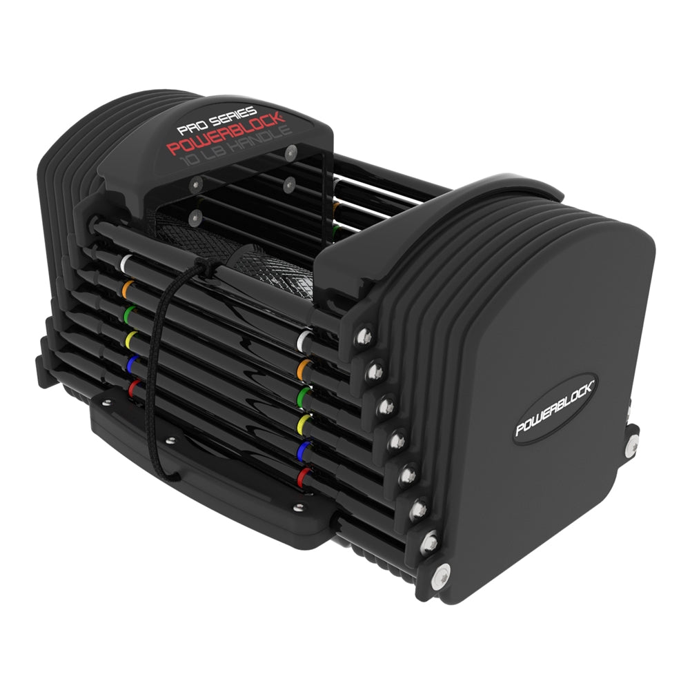 PowerBlock Commercial Pro 50 with Powerstand Exercise & Wellness Strength Dumbbells