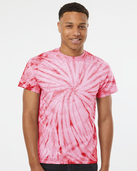 Dyenomite Cyclone Pinwheel Tie-Dyed T-Shirt T-Shirts - Premium