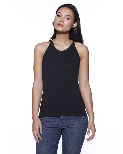 StarTee Ladies' CVC Halter Tank Top