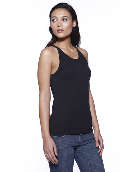 StarTee Ladies' CVC Halter Tank Top StarTee