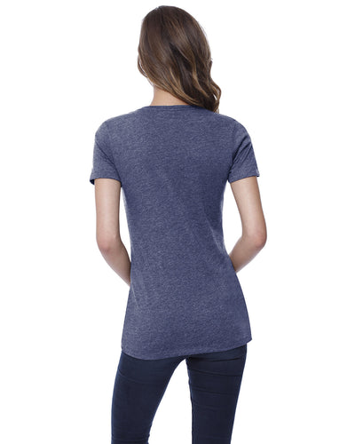 StarTee Ladies' Triblend V-Neck T-Shirt