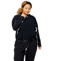 New Balance Women's Tech Training Spacedye Fashion Layer Womens Apparel Sweatshirts & Fleece