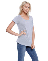 StarTee Ladies' CVC Loose Short-Sleeve Raglan StarTee