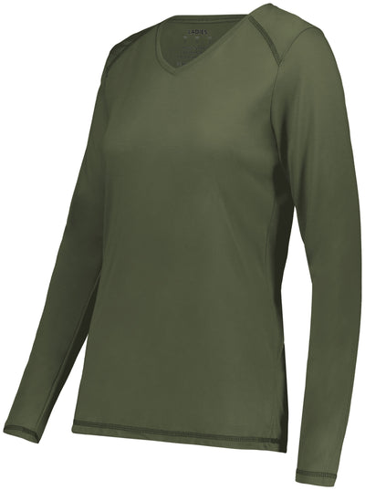 Augusta Ladies Super Soft-Spun Poly Long Sleeve Tee