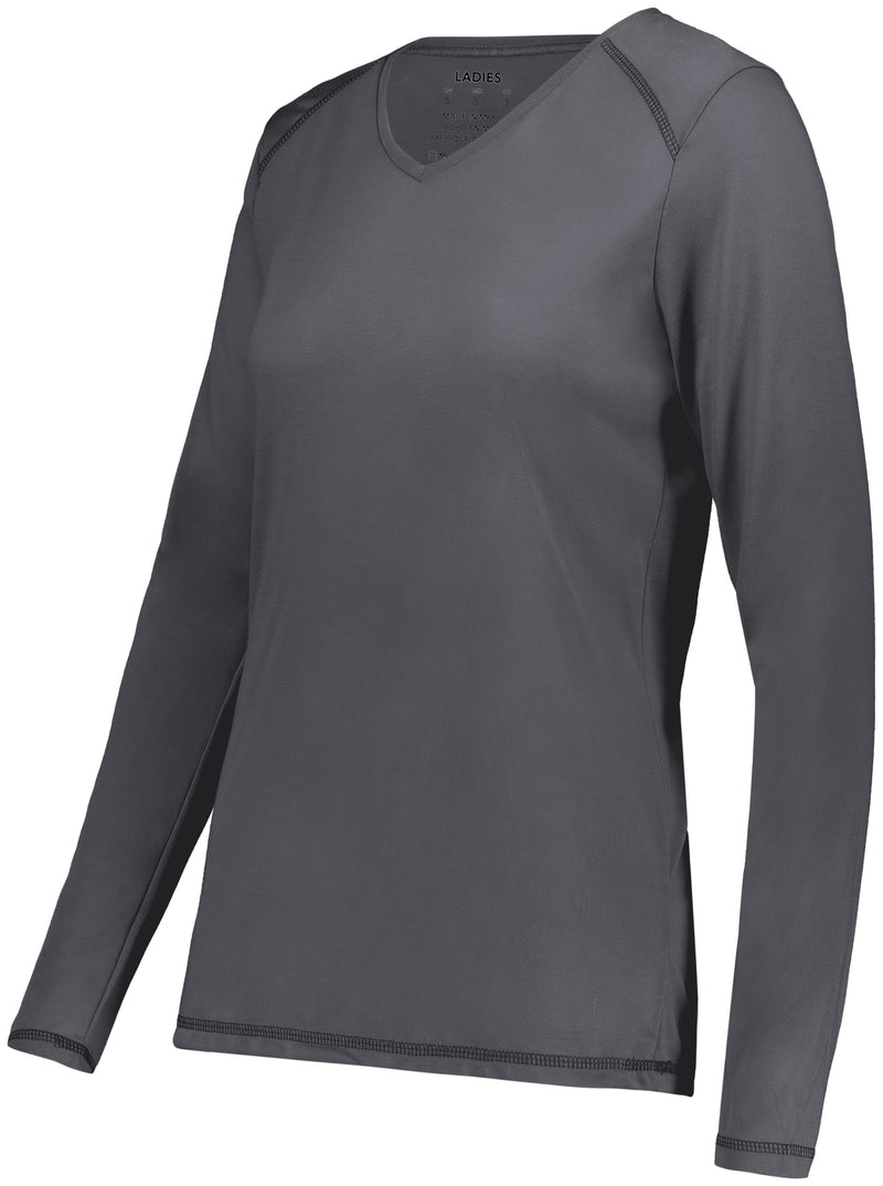 Augusta Ladies Super Soft-Spun Poly Long Sleeve Tee