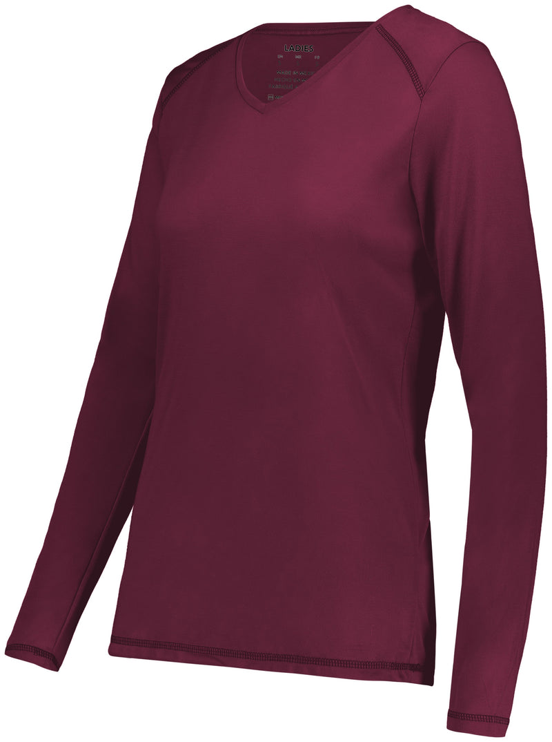 Augusta Ladies Super Soft-Spun Poly Long Sleeve Tee
