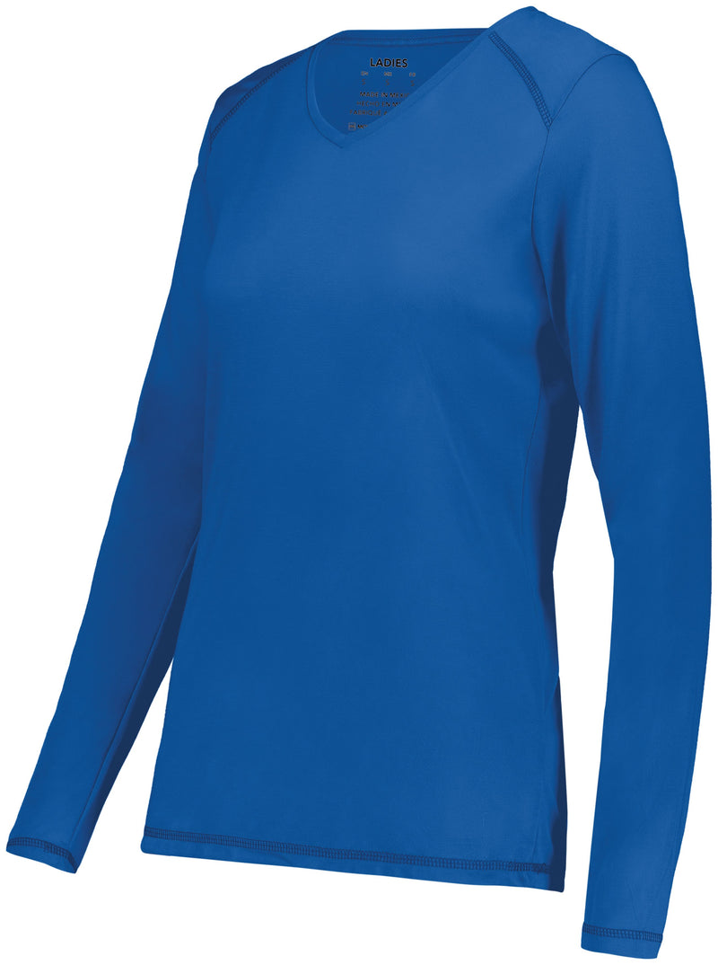 Augusta Ladies Super Soft-Spun Poly Long Sleeve Tee