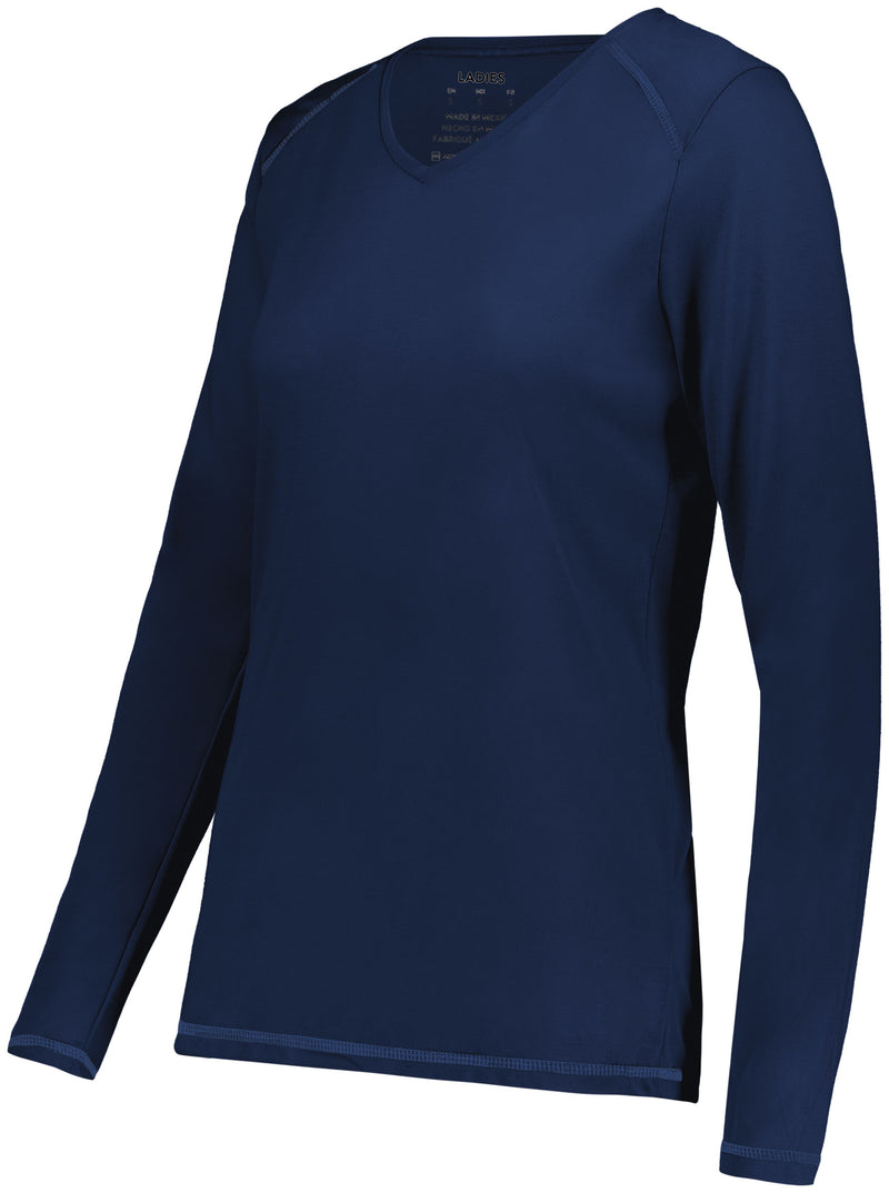 Augusta Ladies Super Soft-Spun Poly Long Sleeve Tee