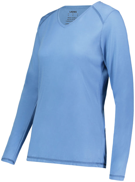 Augusta Ladies Super Soft-Spun Poly Long Sleeve Tee Augusta